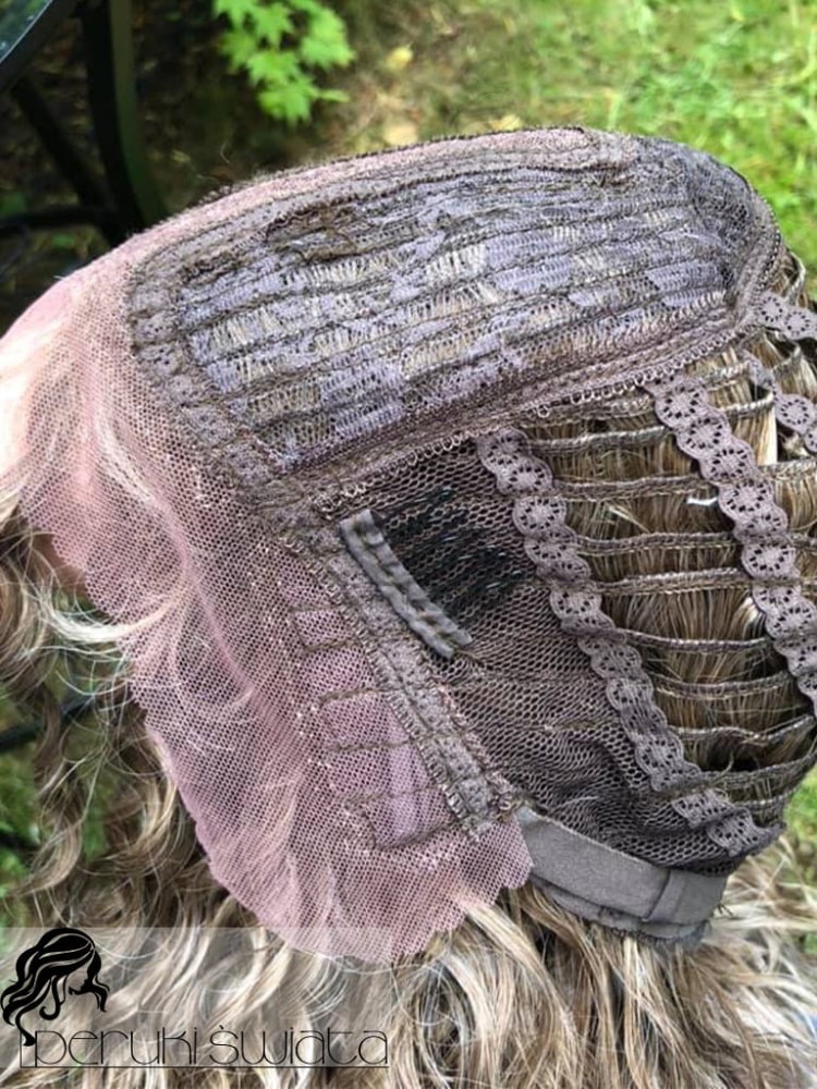 afroloki blond włosy długie lekkie