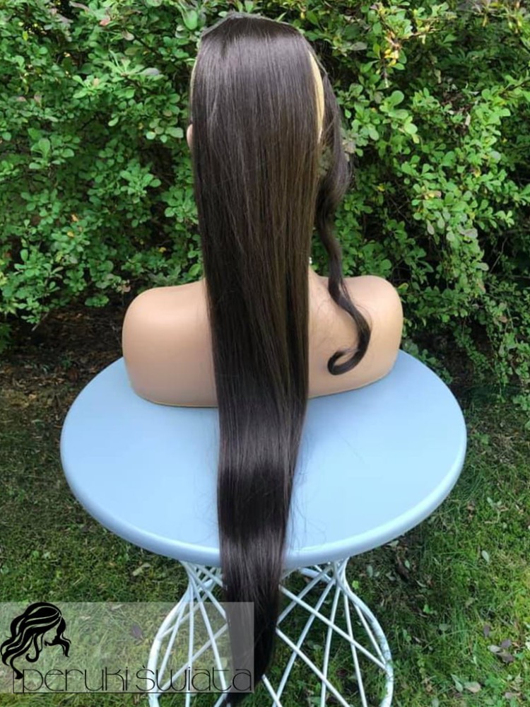 Kucyk/kitka syntetyczny Tamara, kanekalon termoplastyczny, kolor: brąz nr 6