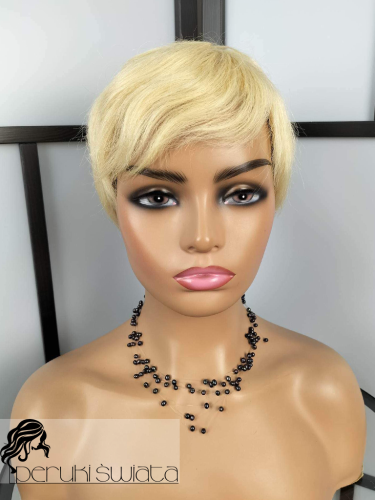 Peruka Sibel, z włosów naturalnych, kolor:  blond nr 613