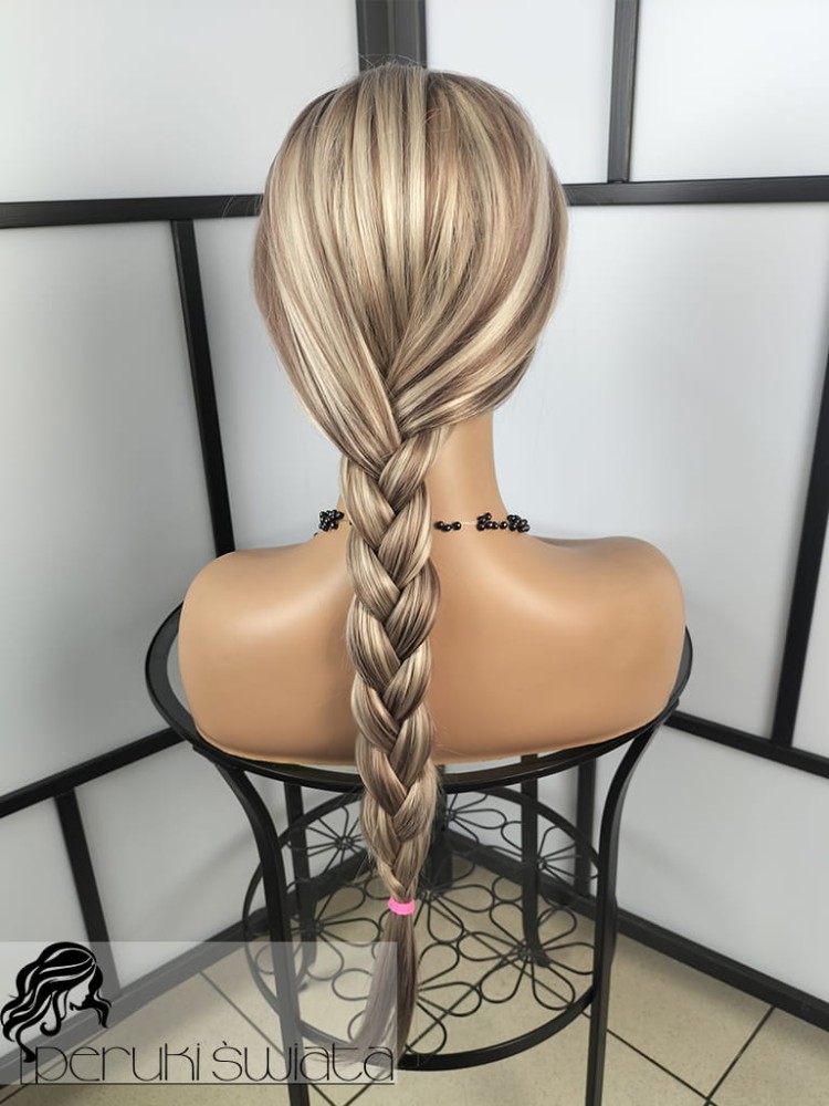 włosy długie proste jedwabiste blond baleiage