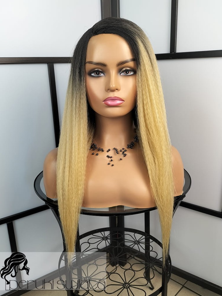 Peruka syntetyczna Herena, kanakelon termoplastyczny, kolor : ombre/blond nr 613 na ciemnym odroście