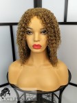 Peruka syntetyczna Ara, bob, afroloki, kolor:  bursztynowy blond ( dostępne inne kolory )