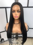 Peruka syntetyczna Suri, full lace front, naturalna czerń 1B