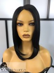 Peruka AX31, long bob, kolor: czerń, delikatnie cieniowany przód 