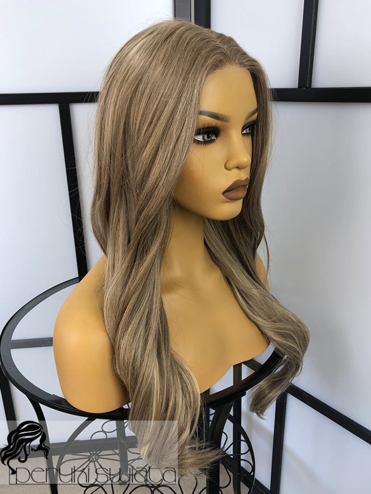 Peruka syntetyczna Dixi, kanekalon termoplastyczny, fale, kolor: słowiański blond