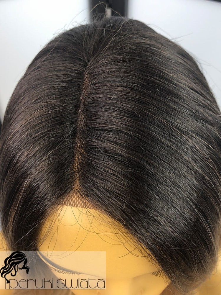 long bob ombre blond fale peruka syntetyczna