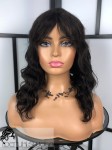 Peruka Leticia, włosy naturalne, skręt typu: body wave, kolor: naturalny 