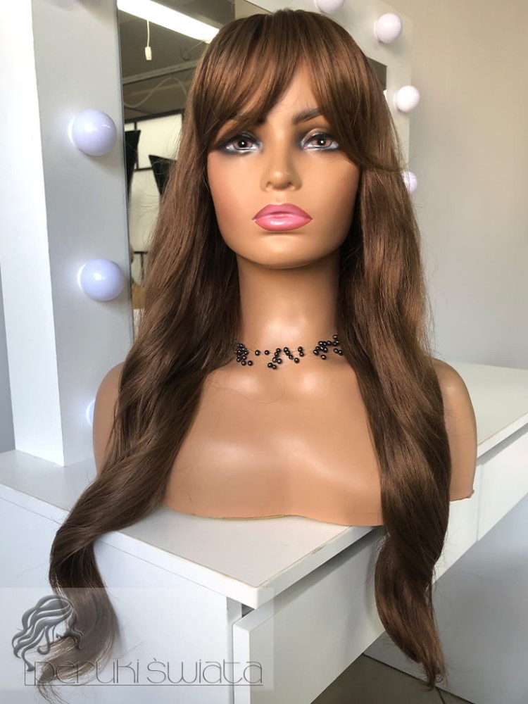 Peruka Veronica, kanekalon typu: „ true hair", brąz