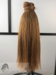Kucyk, kitka, włosy naturalne, kolor: średni, ciepły blond