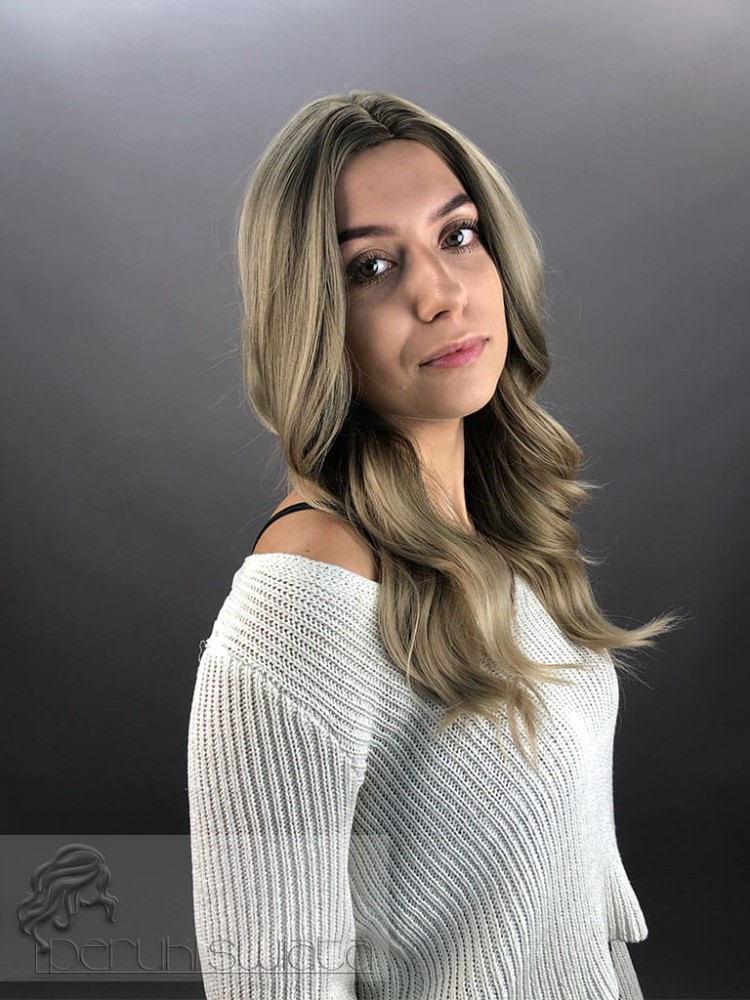 włosy falowane szatyn blond