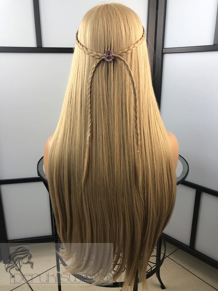 włosy długie proste blond
