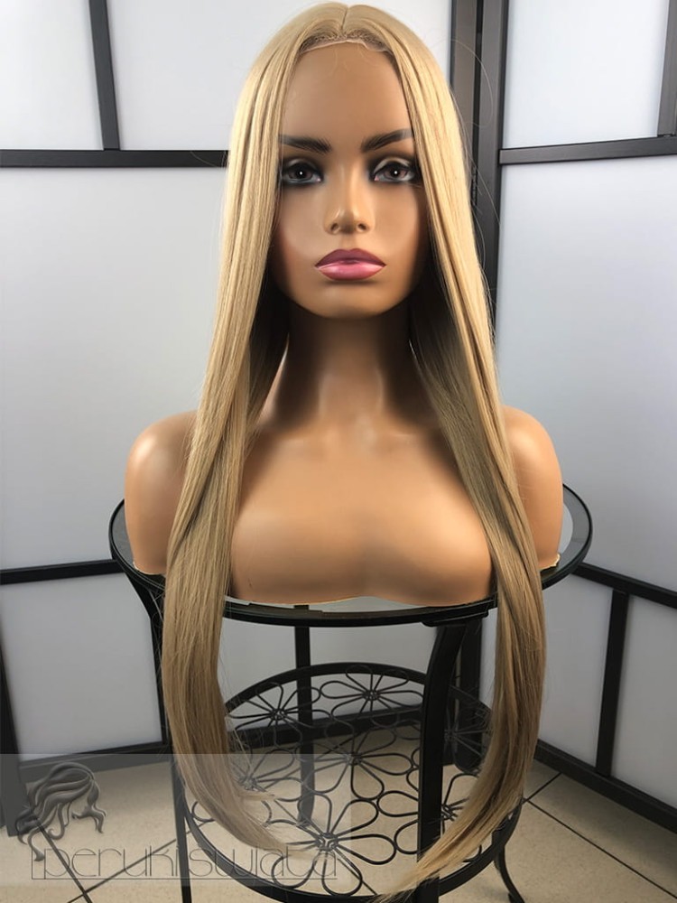 włosy długie proste blond