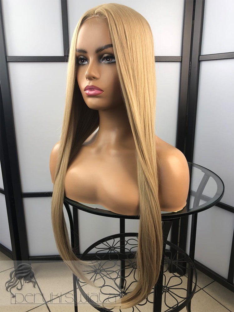 włosy długie proste blond