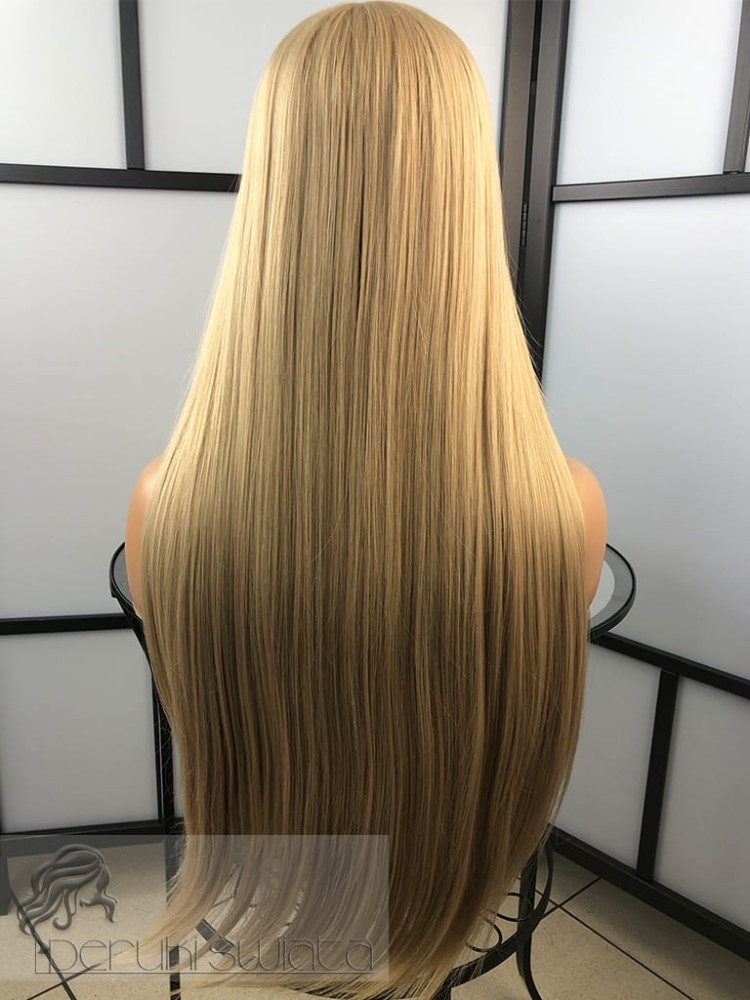 włosy długie proste blond