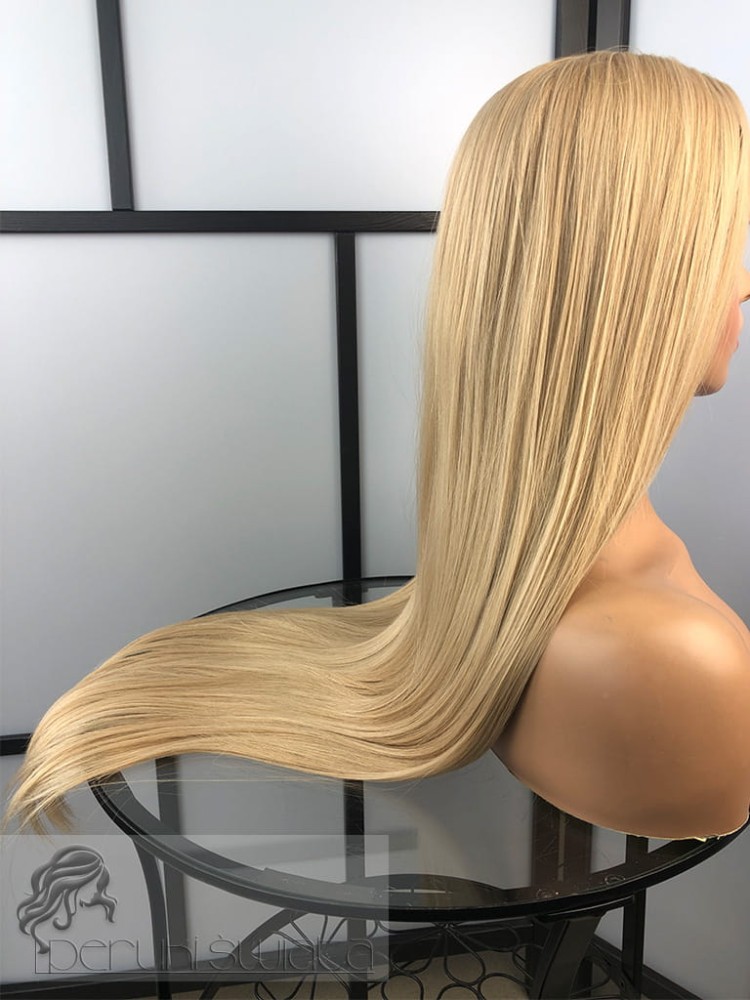 włosy długie proste blond