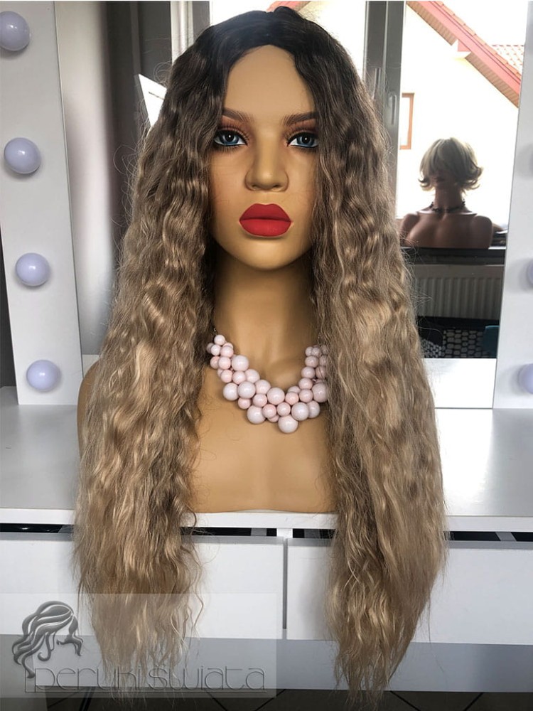 Peruka Kori, ombre jasny słowiański blond, ultra light