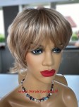 Model Rozalia, peruka syntetyczna, mix  ciepłych słowiańskich blondów