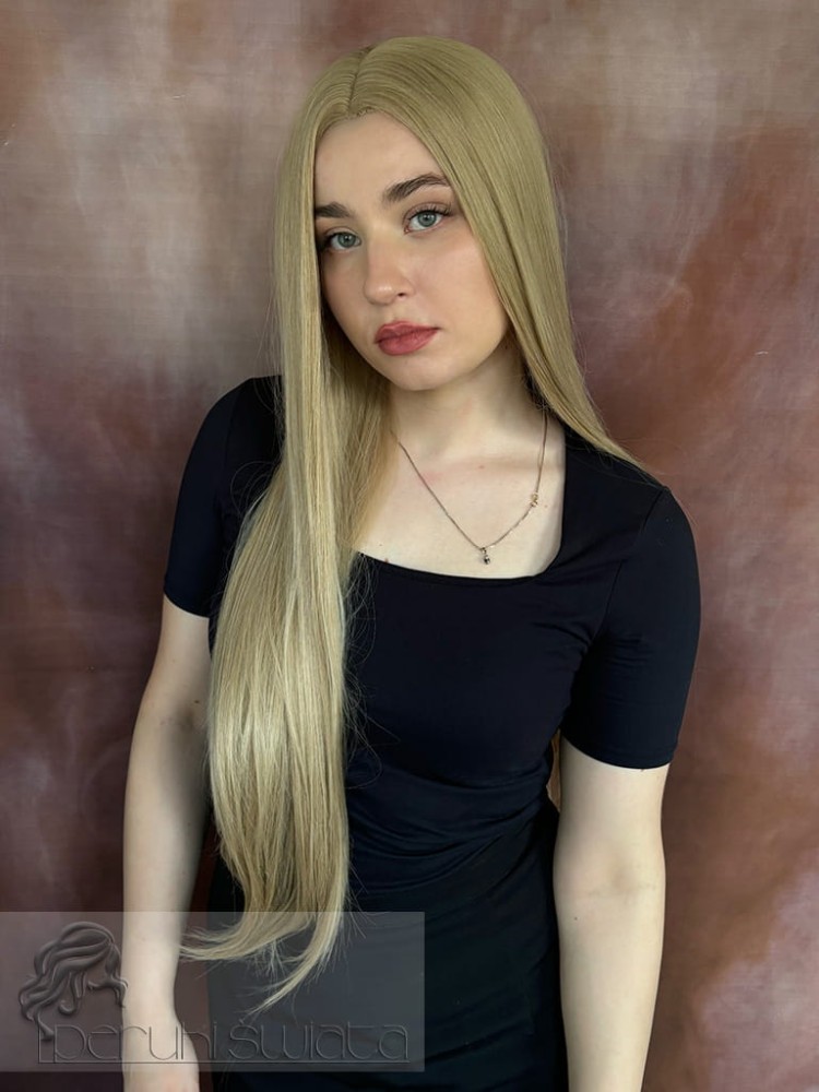 Peruka Nara, kanekalon japoński, kolor: jasny blond