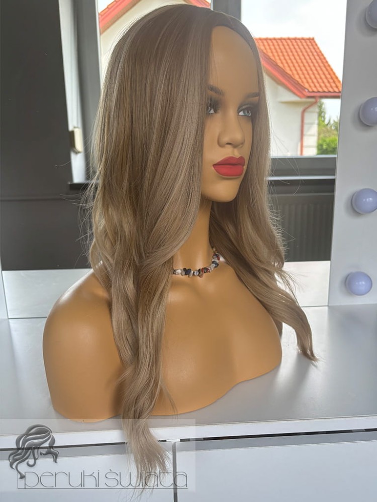 Peruka syntetyczna, model Noa, kanekalon japoński, mix słowiańskich blondów