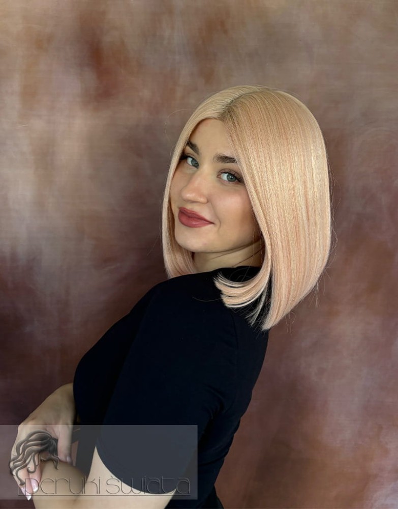 Peruka profesjonalna Vivian, bob, kolor: morelowy blond