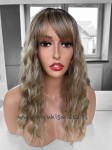 Model Hazel, peruka syntetyczna, kanakelon, ultra light, kolor: mix blondów na odroście 