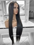 Model Emery, peruka, kanekalon termoplastyczny, kolor: czerń naturalna,  full lace front