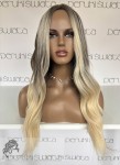 Peruka syntetyczna Kalina, kanekalon termoplastyczny, kolor: mix jasny blond i chłodny brąz