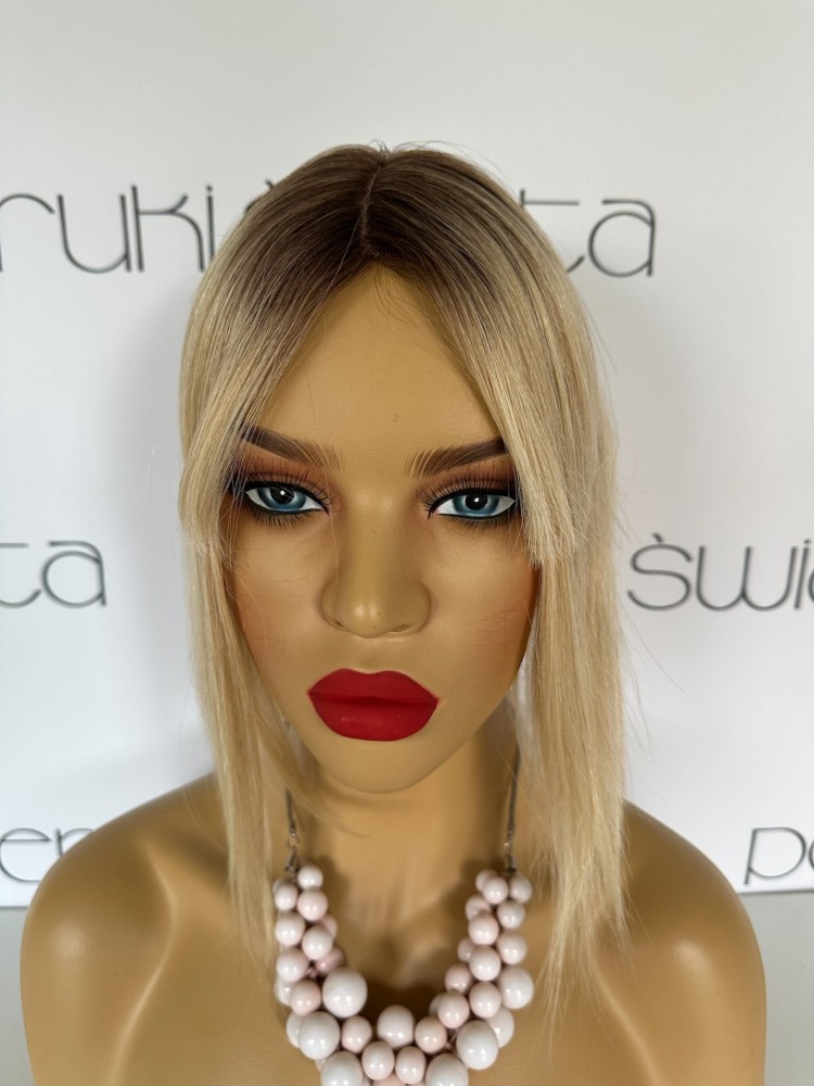 Tupet/topper, model Zara, włosy naturalne, kolor: mix blondów