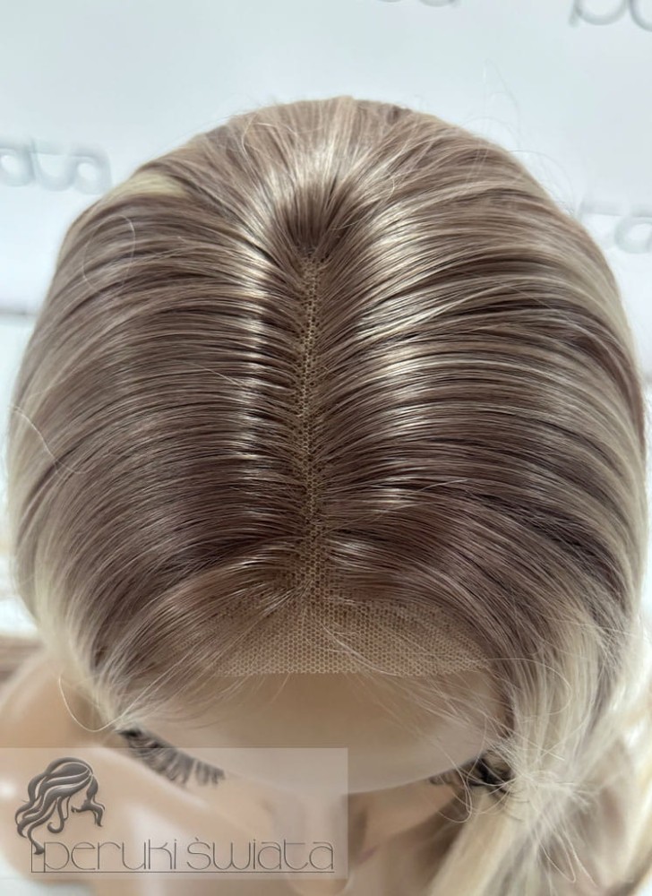 włosy długie proste jedwabiste blond baleiage