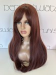 Model Sola, peruka z kanekalonu typu "true hair", kolor: kasztanowy brąz 
