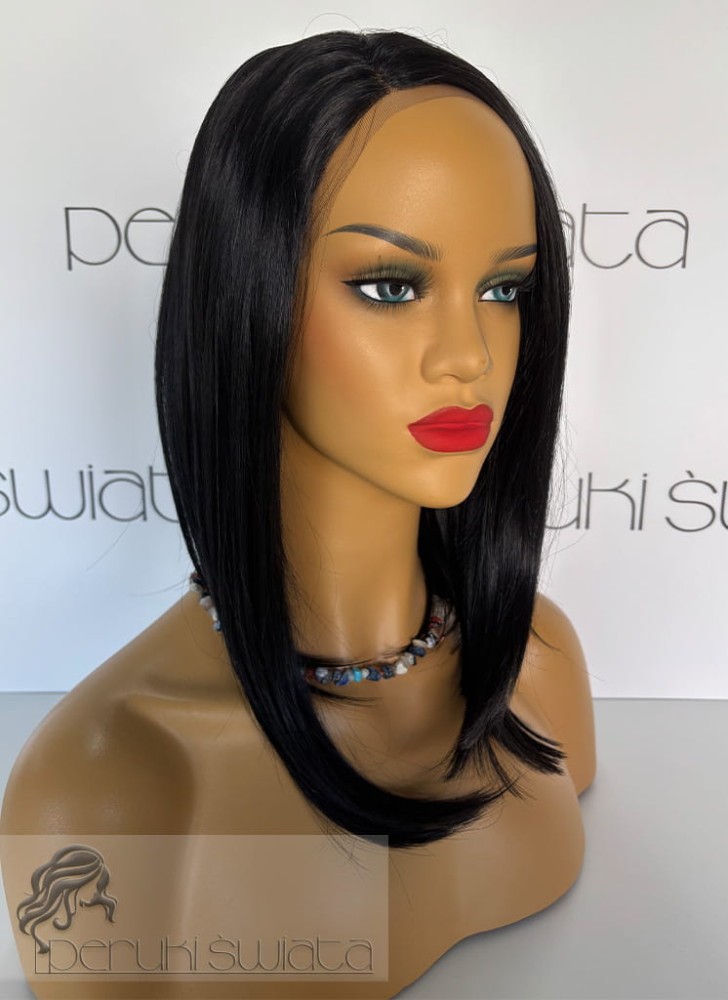 Peruka syntetyczna Honorata, kanekalon premium, ultra light, long bob