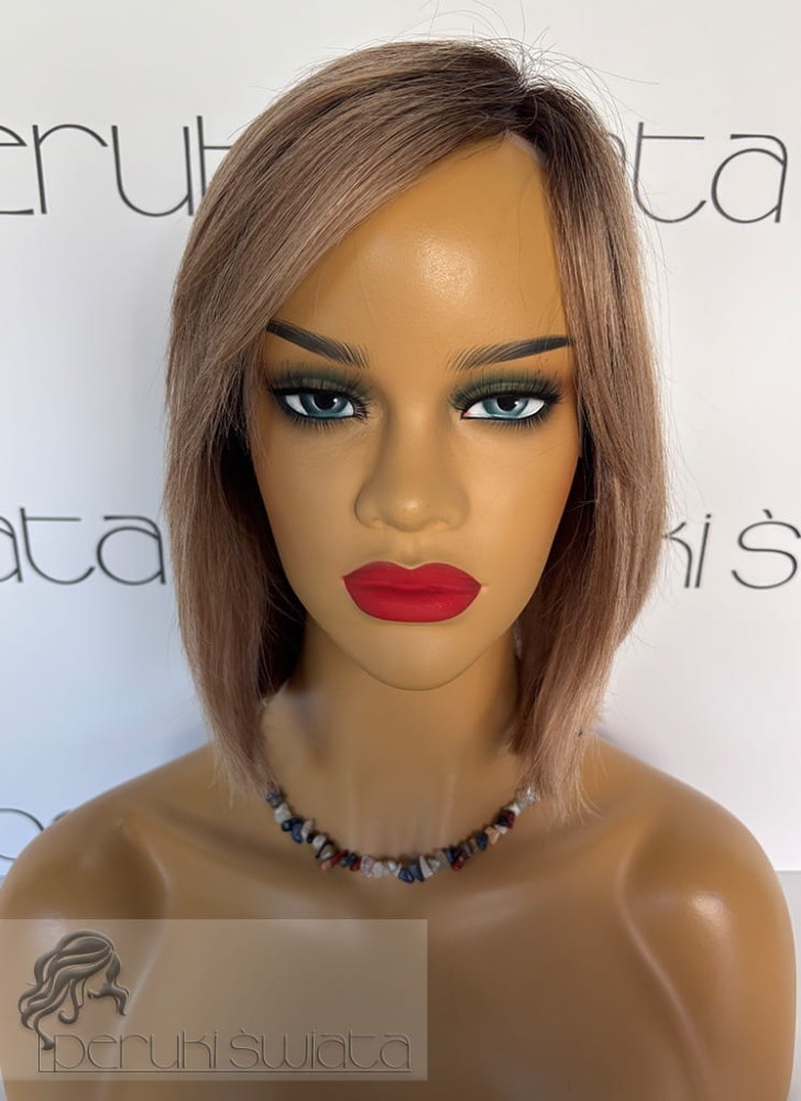 Peruka Paloma, włosy naturalne, bob z grzywką