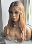 Model Zaria, peruka syntetyczna, kanekalon termoplastyczny, mix ciepłych, beżowych blondów na odroście