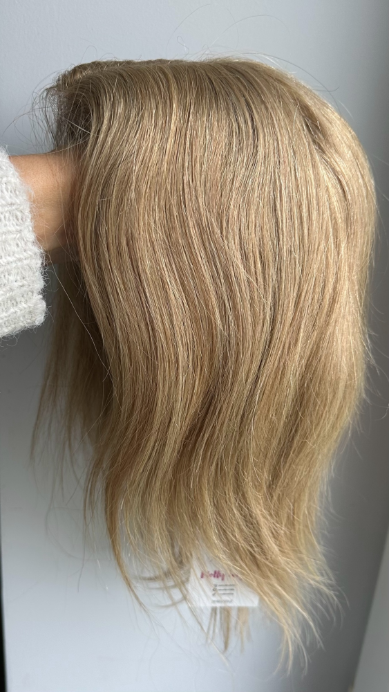 peruka naturalna bob blond