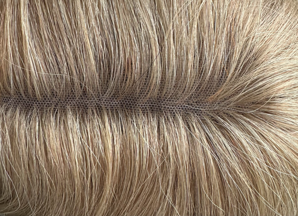 peruka naturalna bob blond