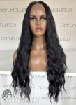 Peruka syntetyczna Livia, czepek typu: full lace, kanekalon termoplastyczny, czerń naturalna 1B