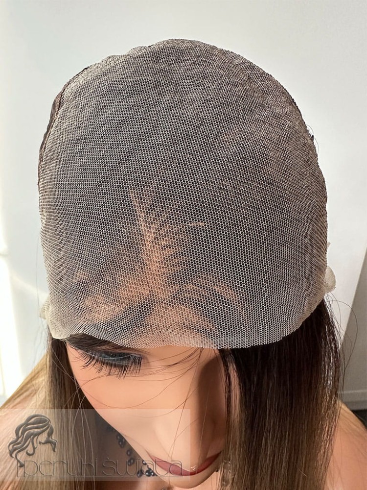 włosy długie proste słowiański blond