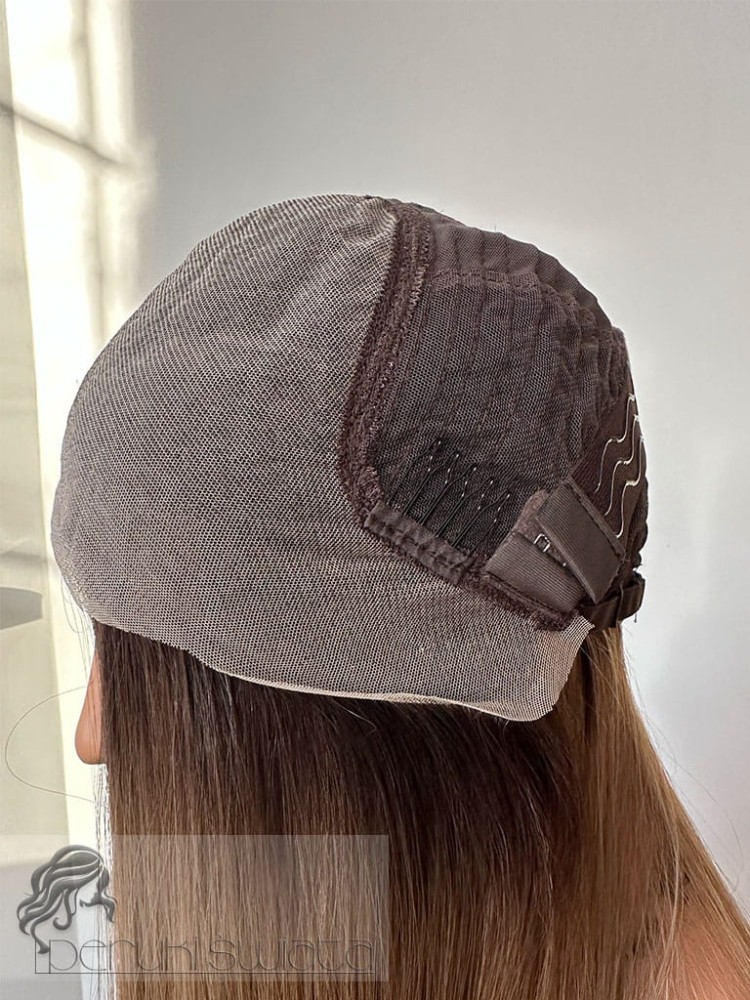 włosy długie proste słowiański blond