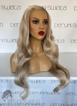 Peruka syntetyczna Simone, czepek typu: full lace, kanekalon termoplastyczny, jasny blond