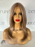 Peruka syntetyczna, model Charm, monotop, ciepły blond