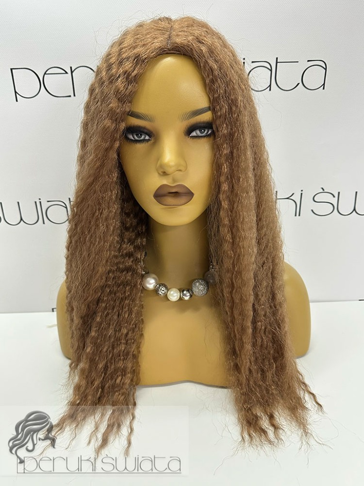 Lekka peruka syntetyczna Demi, włosy karbowane, kolor: miodowy blond