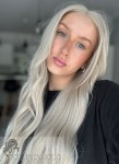 Peruka syntetyczna Linnea, czepek typu: full lace, kanekalon termoplastyczny, mix jasnych blondów jaśniejących ku końcom