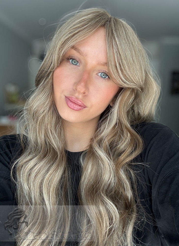 Model Rin, peruka syntetyczna, kanekalon termoplastyczny, mix blondów