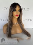Peruka syntetyczna Laura, kanekalon termoplastyczny, kolor: ombre popielaty blond