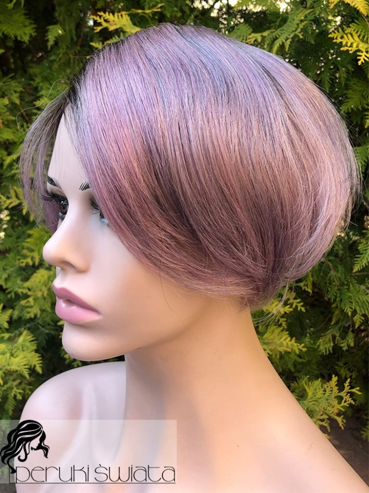 bob peruka naturalna włosy proste