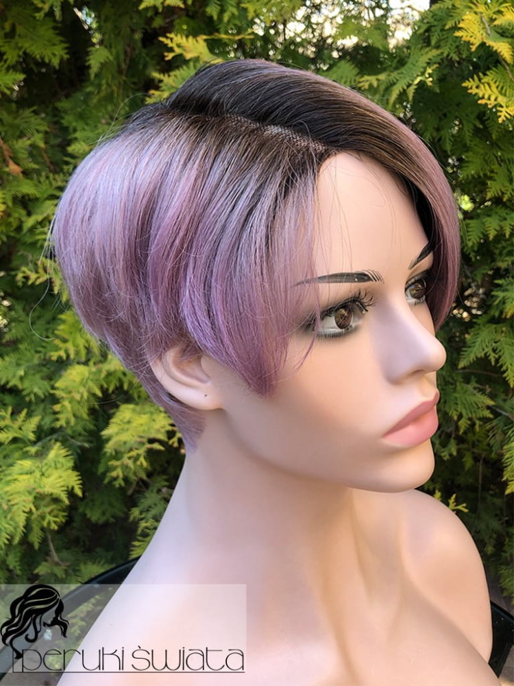 bob peruka naturalna włosy proste